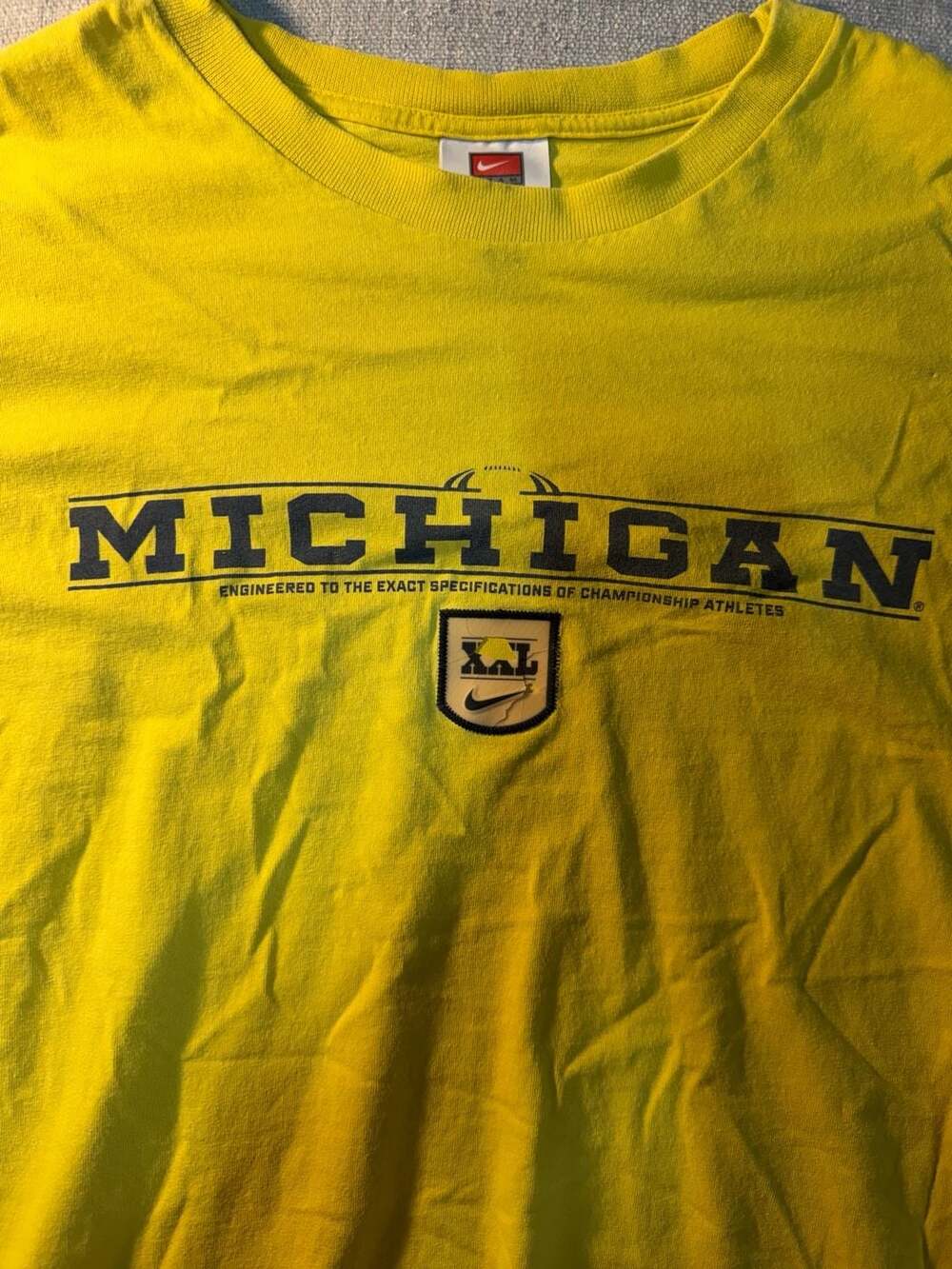 Vintage Early 2000s Nike Team University of Michigan Wolverines T-Shirt